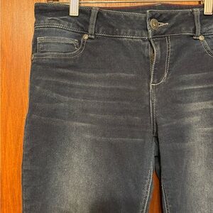 Maurices Women’s Plus Size Dark Blue Straight Leg Jeans - Size XL Size 14